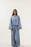 The “Aqua Aura” Two Piece — in Washed Blue
