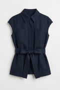 The Amora Belted Linen Shirt | Limited Edition