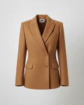 The Ishq Blazer - Camel
