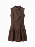 raya mini dress cocoa ishq e amore